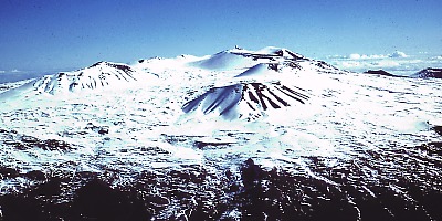 View of Mauna Kea Volcano, Hawai`i