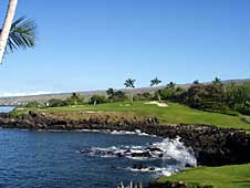 Big Island, Kohala Coast, Mauna Kea, golf course