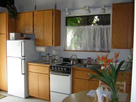 Plumeria Cottage Kitchen and Dining Area